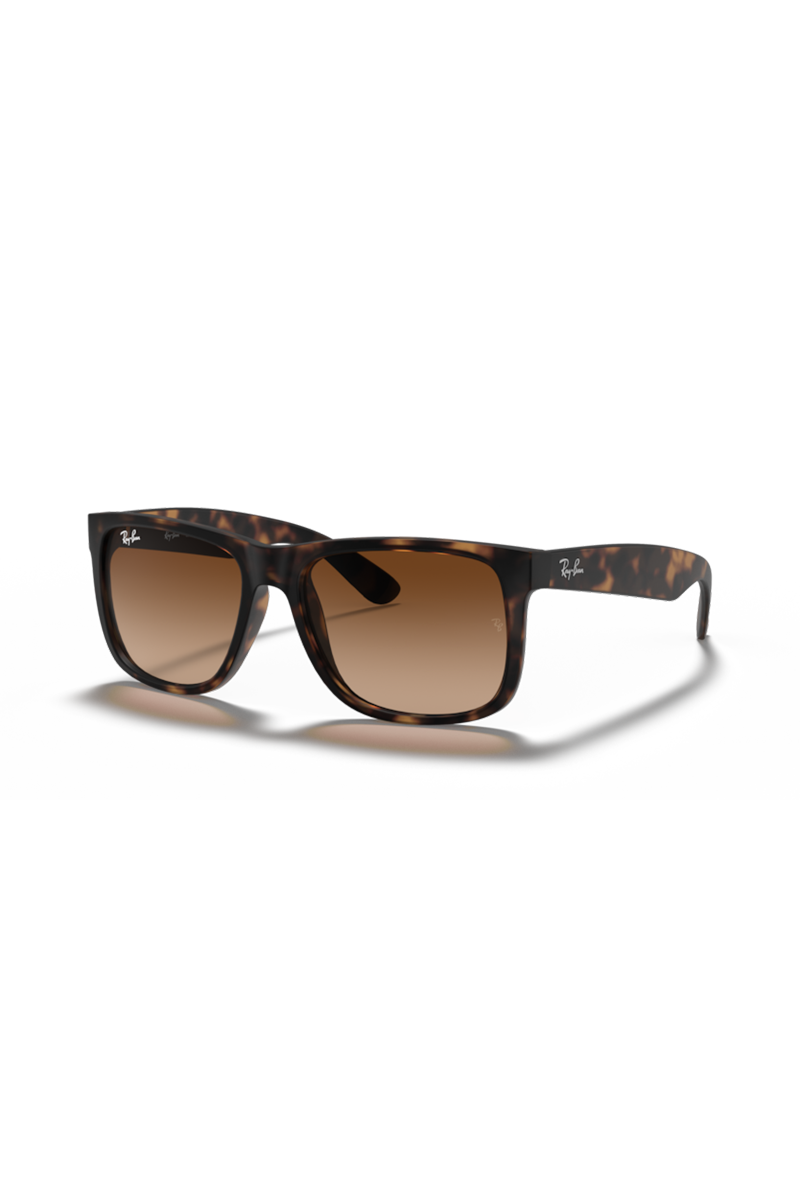 Ray Ban Justin Classic in Matte Havana Frames with Brown Gradient Le Blue Ox Boutique