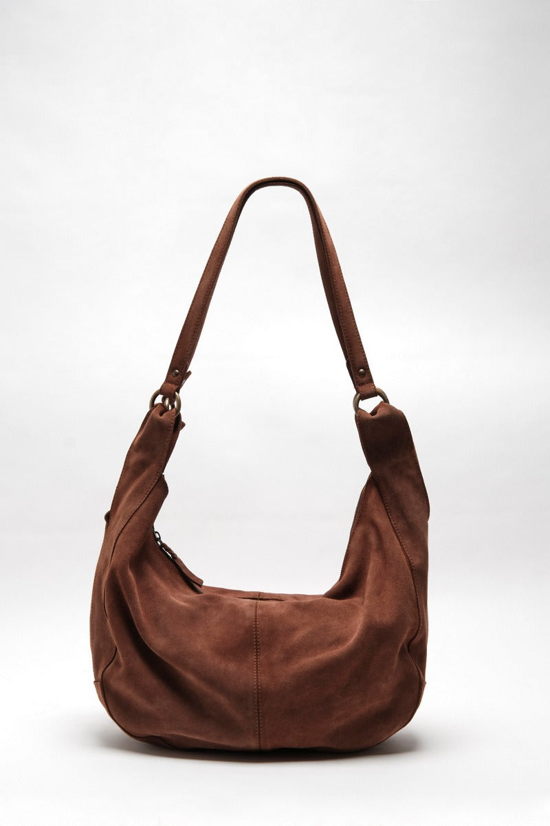 Free factory People Swede leather hobo