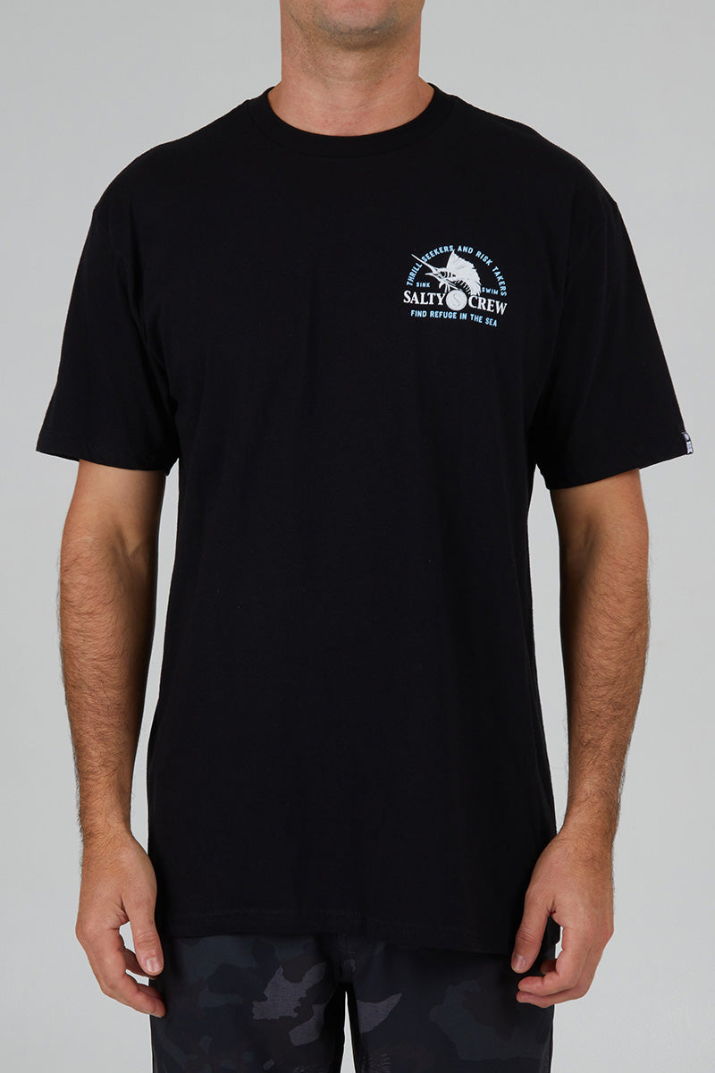 Salty Crew Yacht Club Classic T-Shirt - Black - M