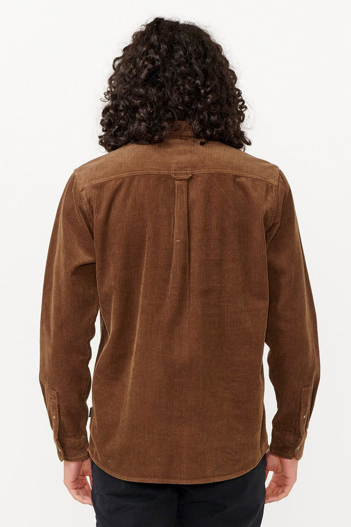 Rip Curl - Classic Surf Cord Long Sleeve Shirt in Dusted Chocolate