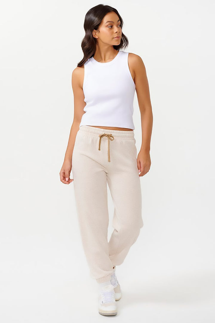 Rip Curl - High Tide Track Pants in Oatmeal Marle