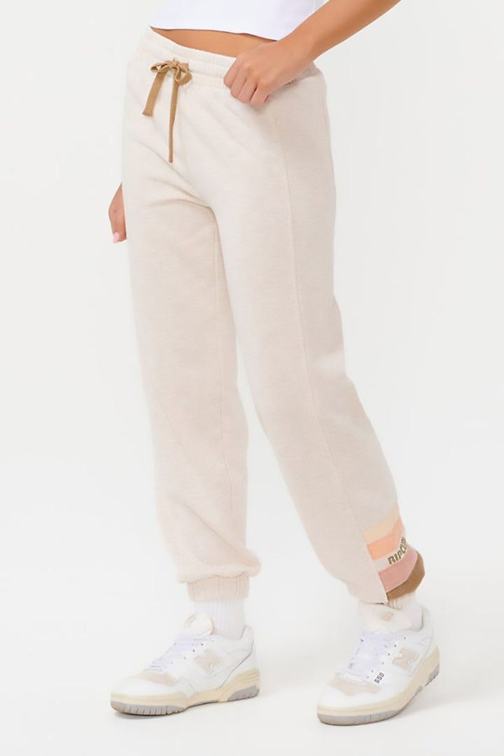 Rip Curl - High Tide Track Pants in Oatmeal Marle