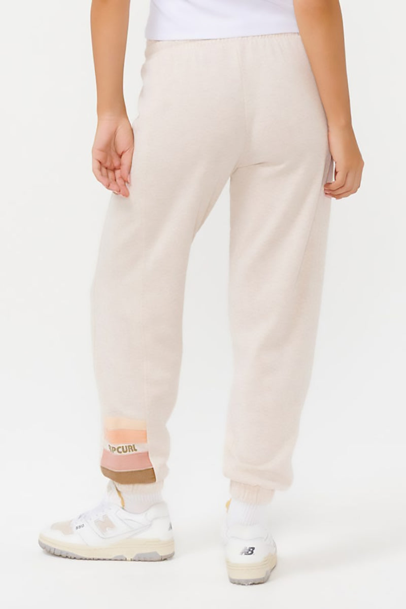 Rip Curl - High Tide Track Pants in Oatmeal Marle