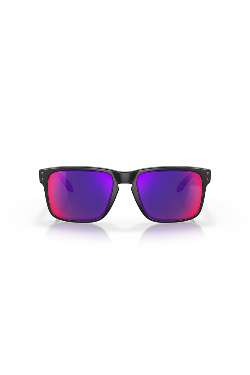 Oakley - Holbrook™ in Matte Black Frames with Red Iridium Lenses - OO9102-3655