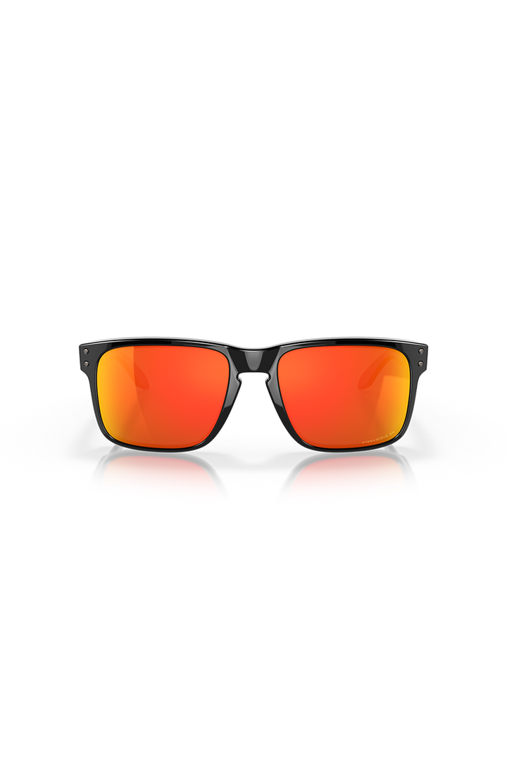 Oakley - Holbrook™ in Polished Black Frames with Prizm Ruby Polarized Lenses OO9102-F155