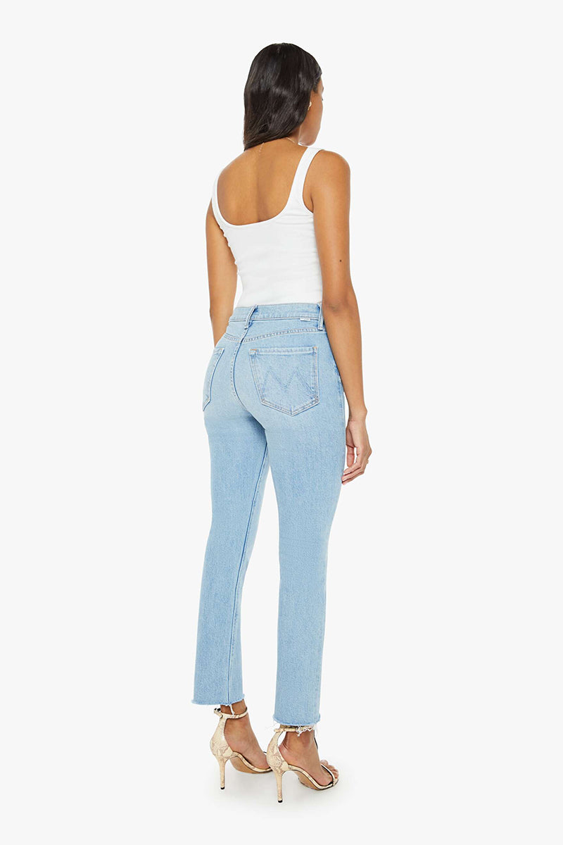 Mother Denim - The Pixie Dazzler Ankle Fray in Ivy League Cowboy