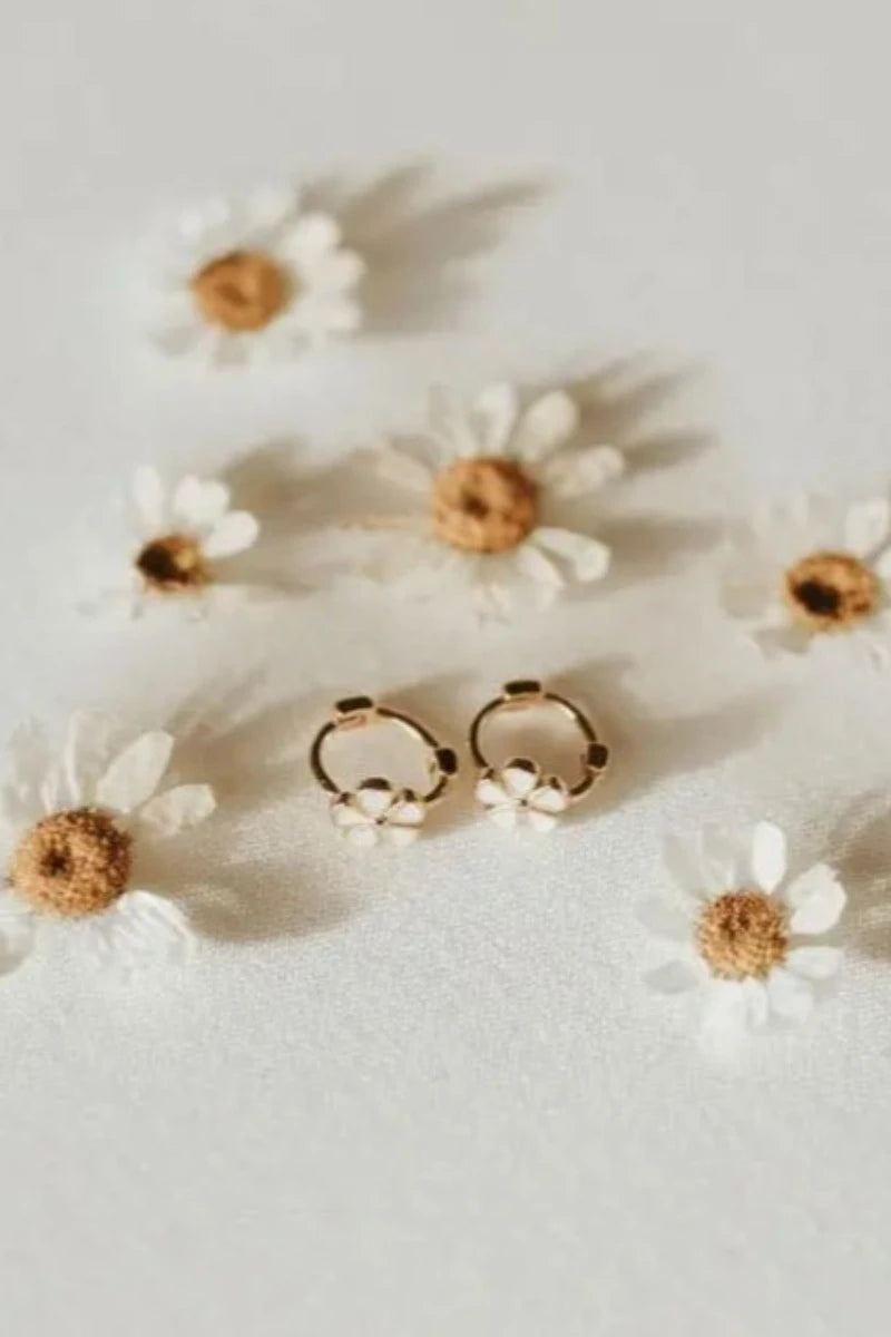 Mauve Jewelry Co. - Flower Mini Hoops