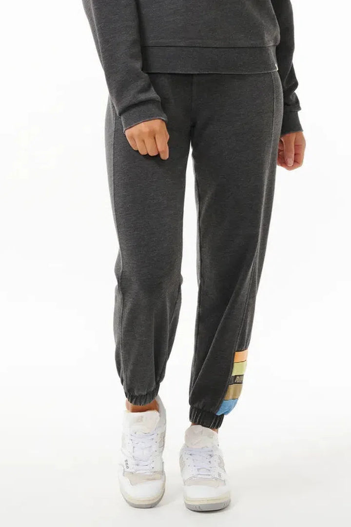 Rip Curl - High Tide Track Pants in Washed Black