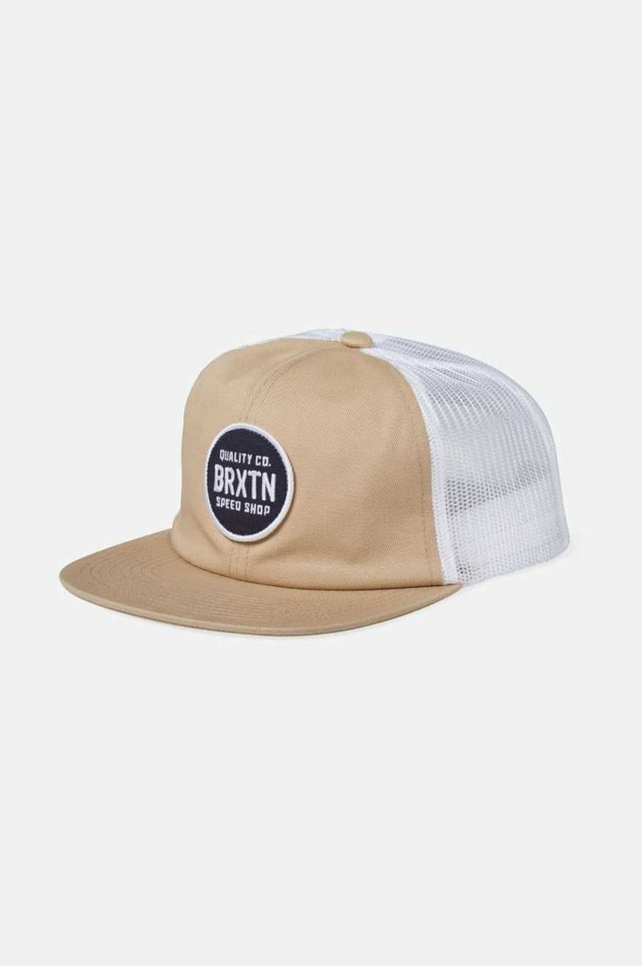 Brixton - Gateway Netplus Trucker Hat in Sand/Off White