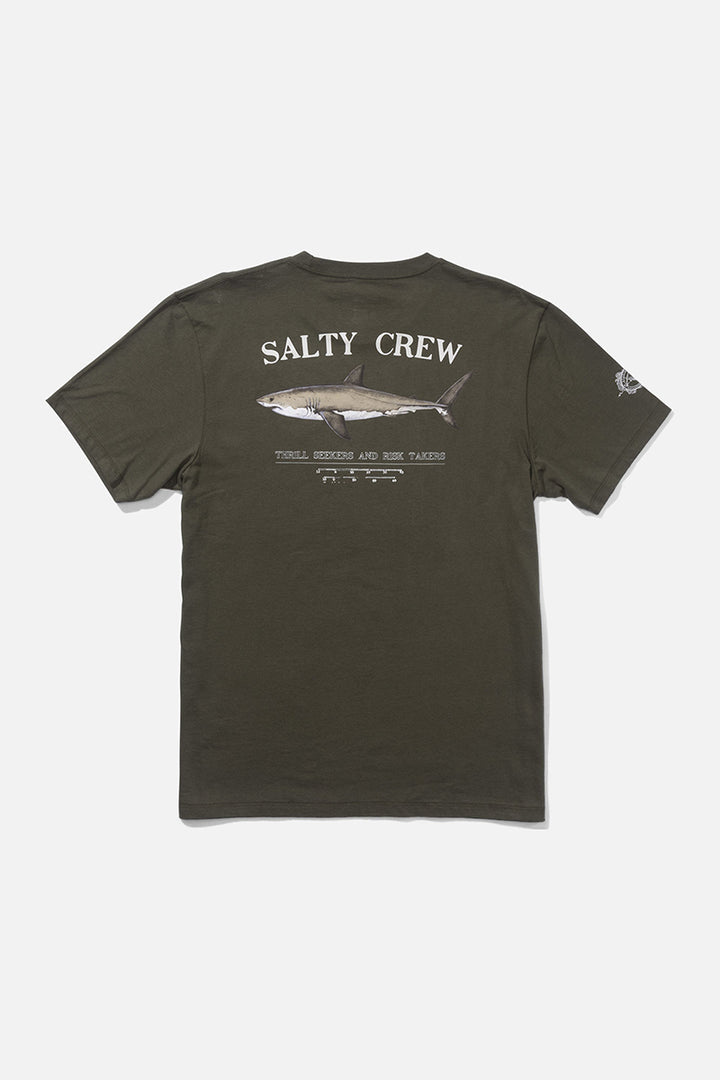 Salty Crew - Bruce Premium Tee in Dusty Olive