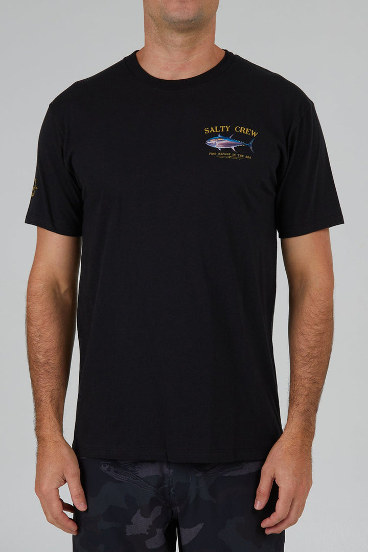 Salty Crew - Big Blue Short Sleeve Premium Tee in Black