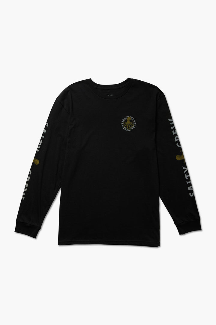 Salty Crew - Tentacles Long Sleeve Premium Tee in Black