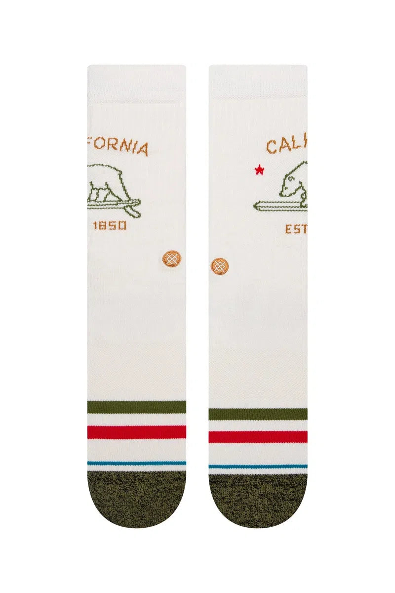 Stance - California Republic 2 Socks in Off White