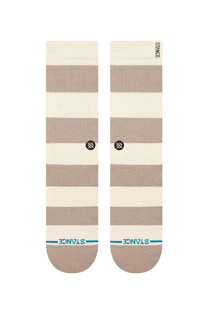 Stance - Stacked Up Crew Socks in String Grey