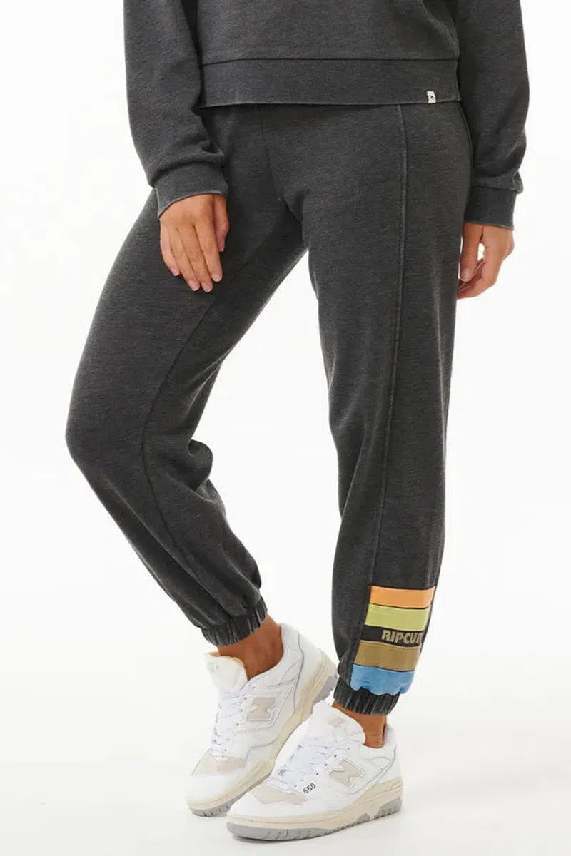 Rip Curl - High Tide Track Pants in Washed Black