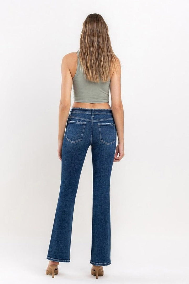 VERVET by Flying Monkey - Amethyst - Mid Rise Bootcut Jeans