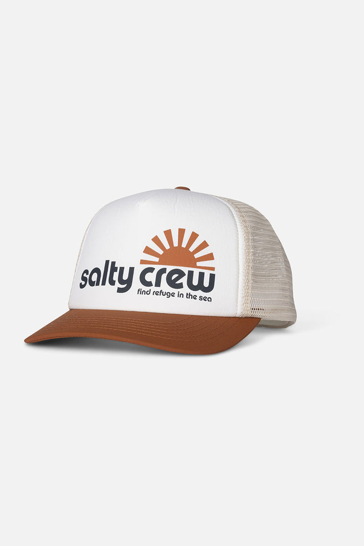 Salty Crew - Fun In The Sun Trucker Hat in Off White/Sierra