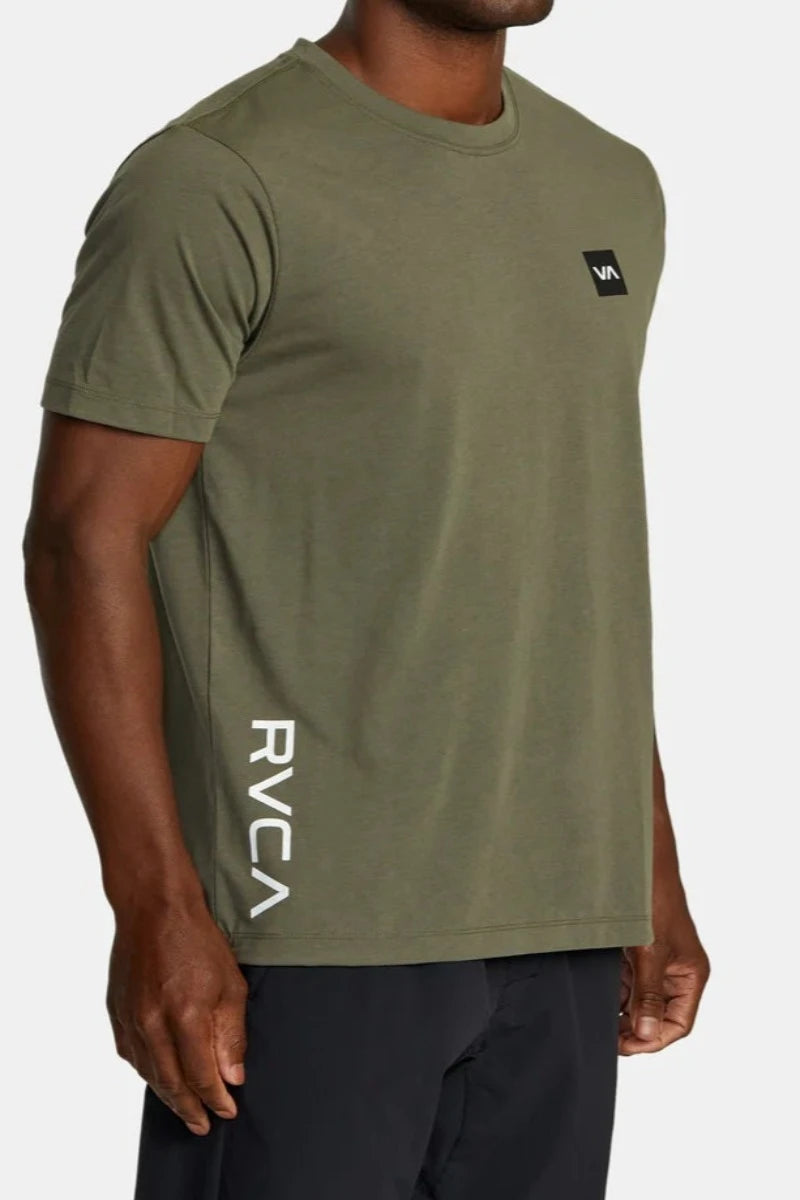 RVCA - 2X Short Sleeve Tee in Olive