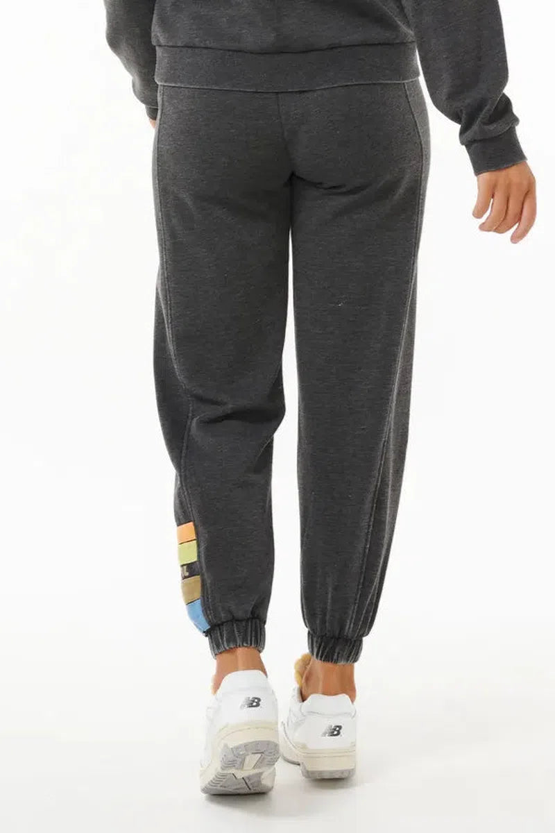 Rip Curl - High Tide Track Pants in Washed Black