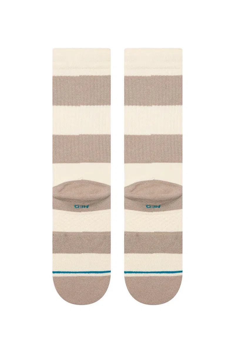 Stance - Stacked Up Crew Socks in String Grey