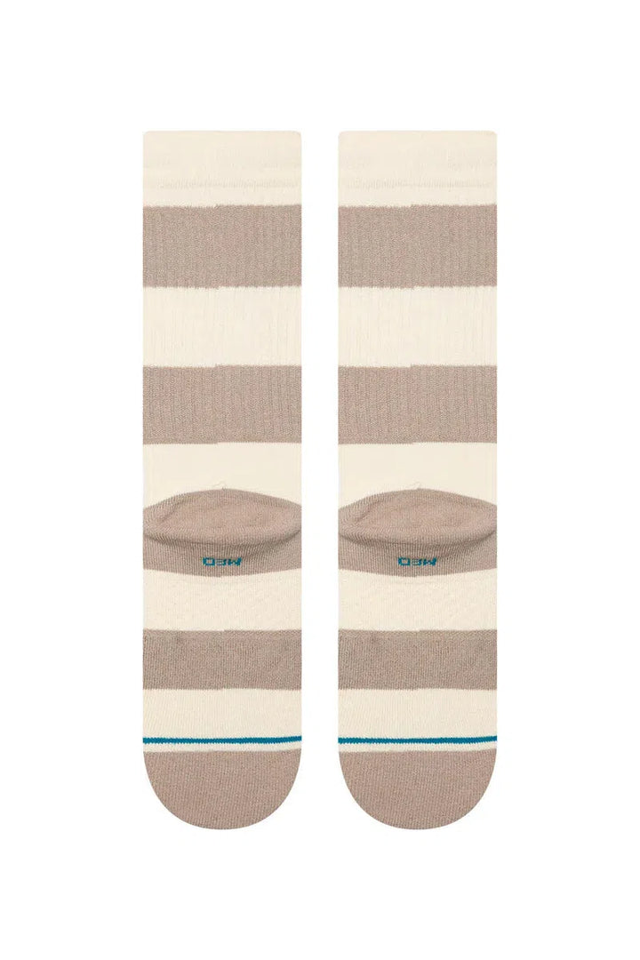 Stance - Stacked Up Crew Socks in String Grey