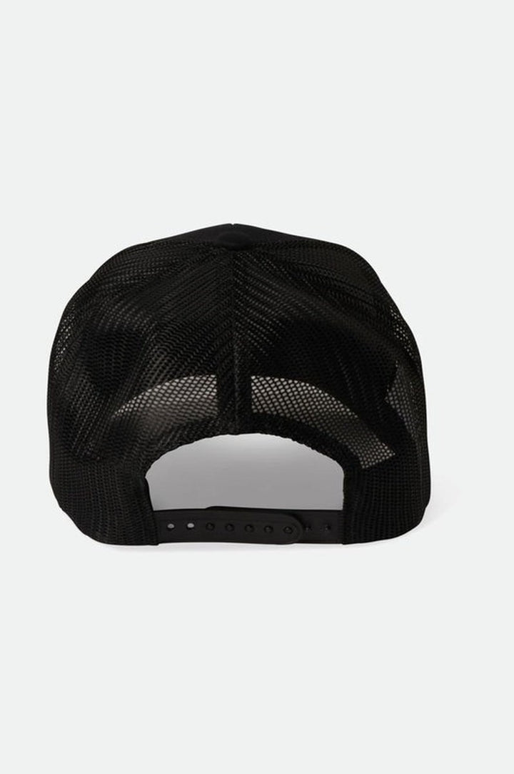 Brixton - Regal Netplus Trucker Hat in Black/Black