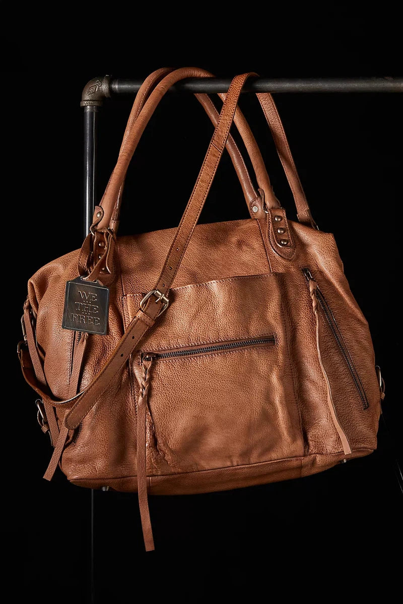 Free People - WTF Emerson Tote in Saddle