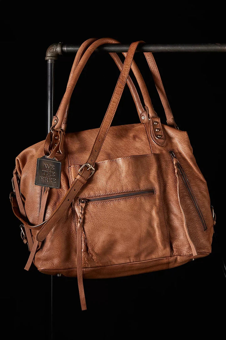 Free People - WTF Emerson Tote in Saddle