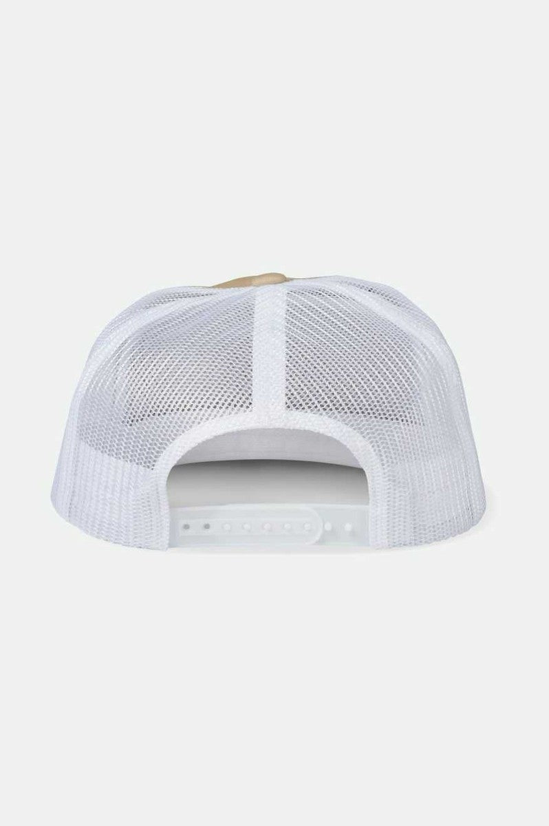 Brixton - Gateway Netplus Trucker Hat in Sand/Off White