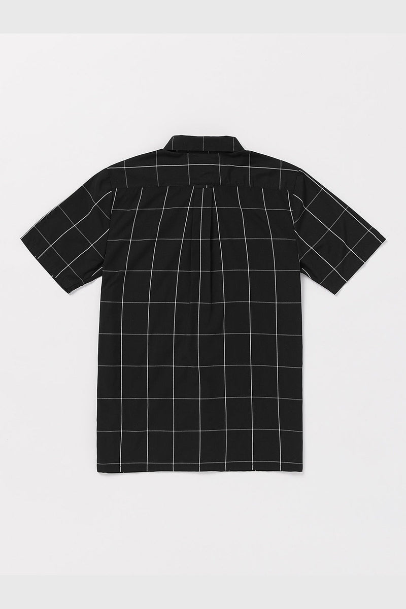 Volcom - Schroff X Volcom Plaid Short Sleeve Shirt in Black