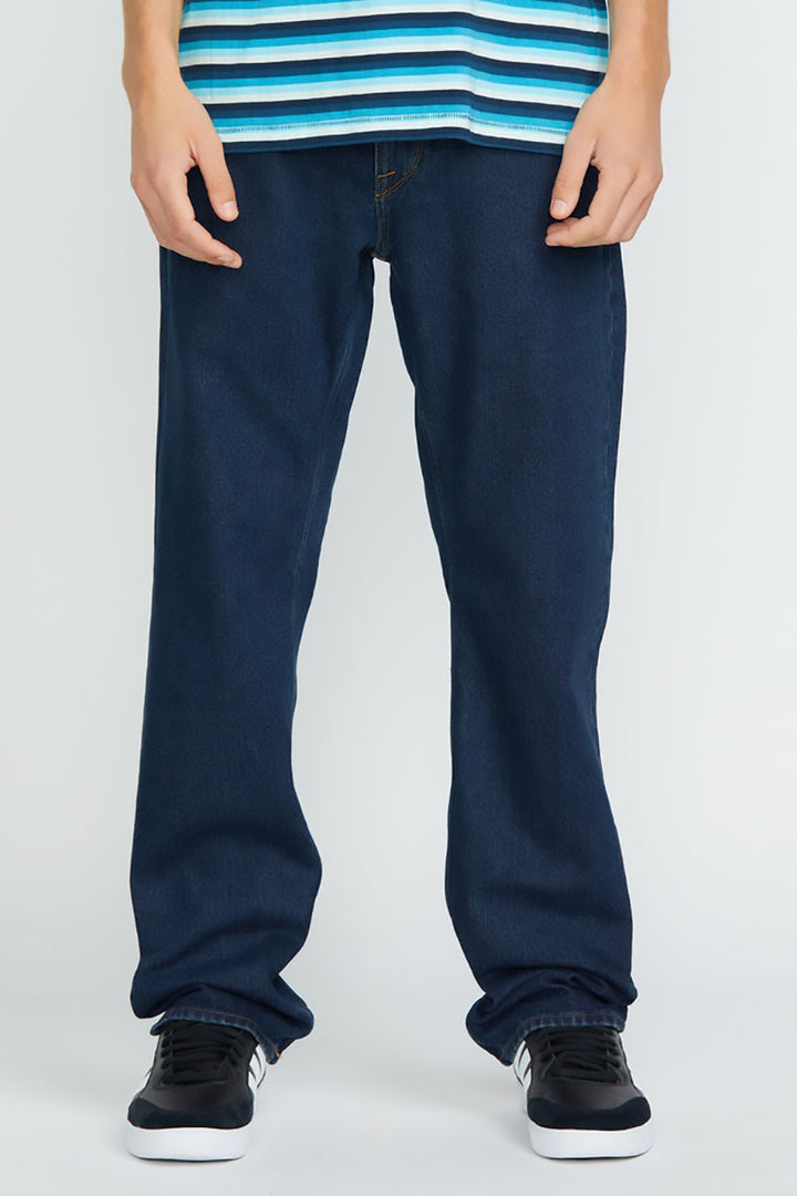 Volcom - Kinkade Regular Fit Jeans in Blue Relic