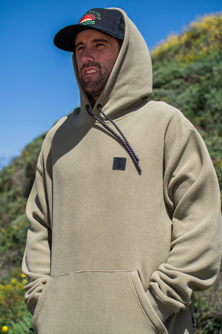 Volcom - Secong Trip Pullover Hoodie in Thyme Green