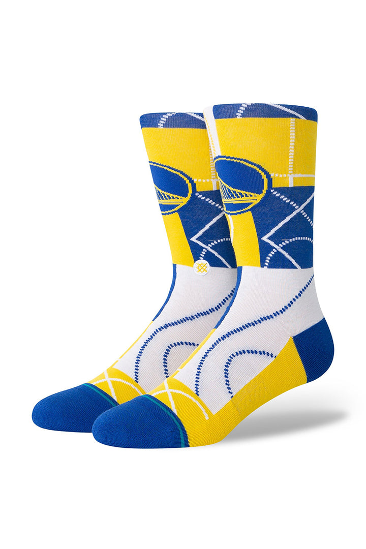 Stance - NBA Zone Crew Socks in Golden State Warriors