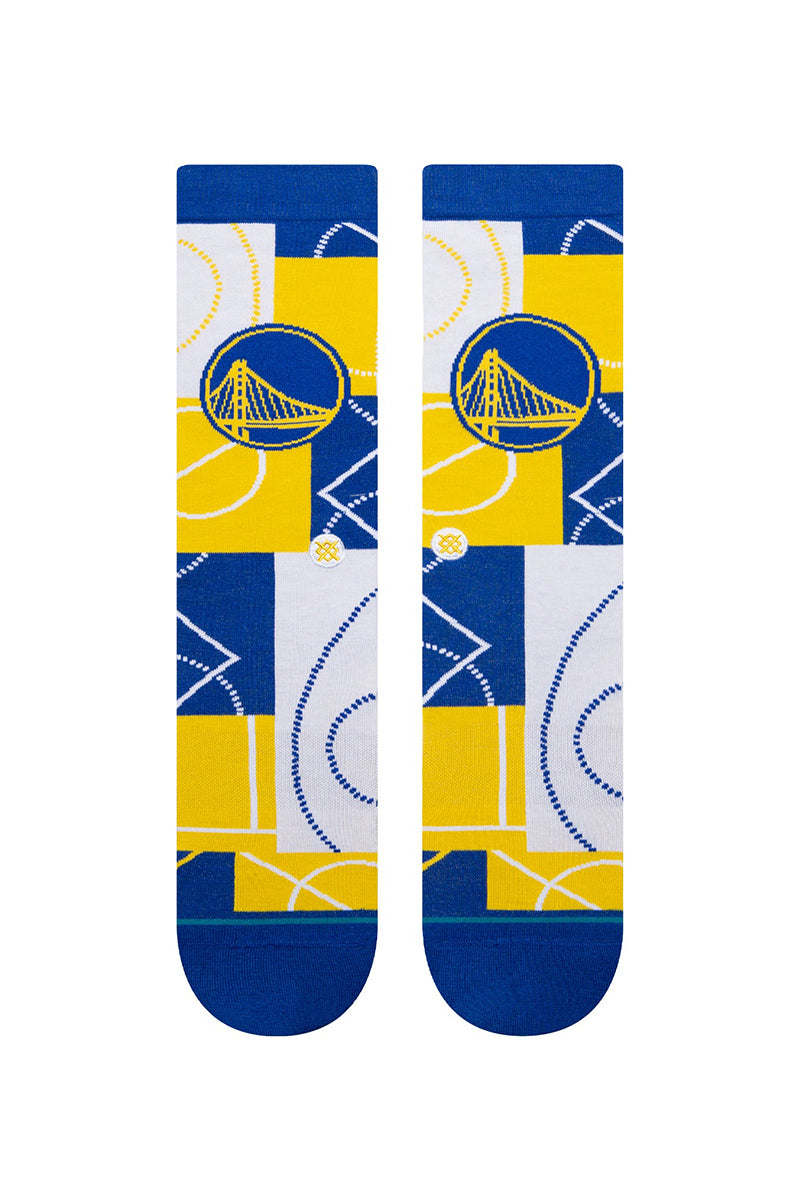 Stance - NBA Zone Crew Socks in Golden State Warriors