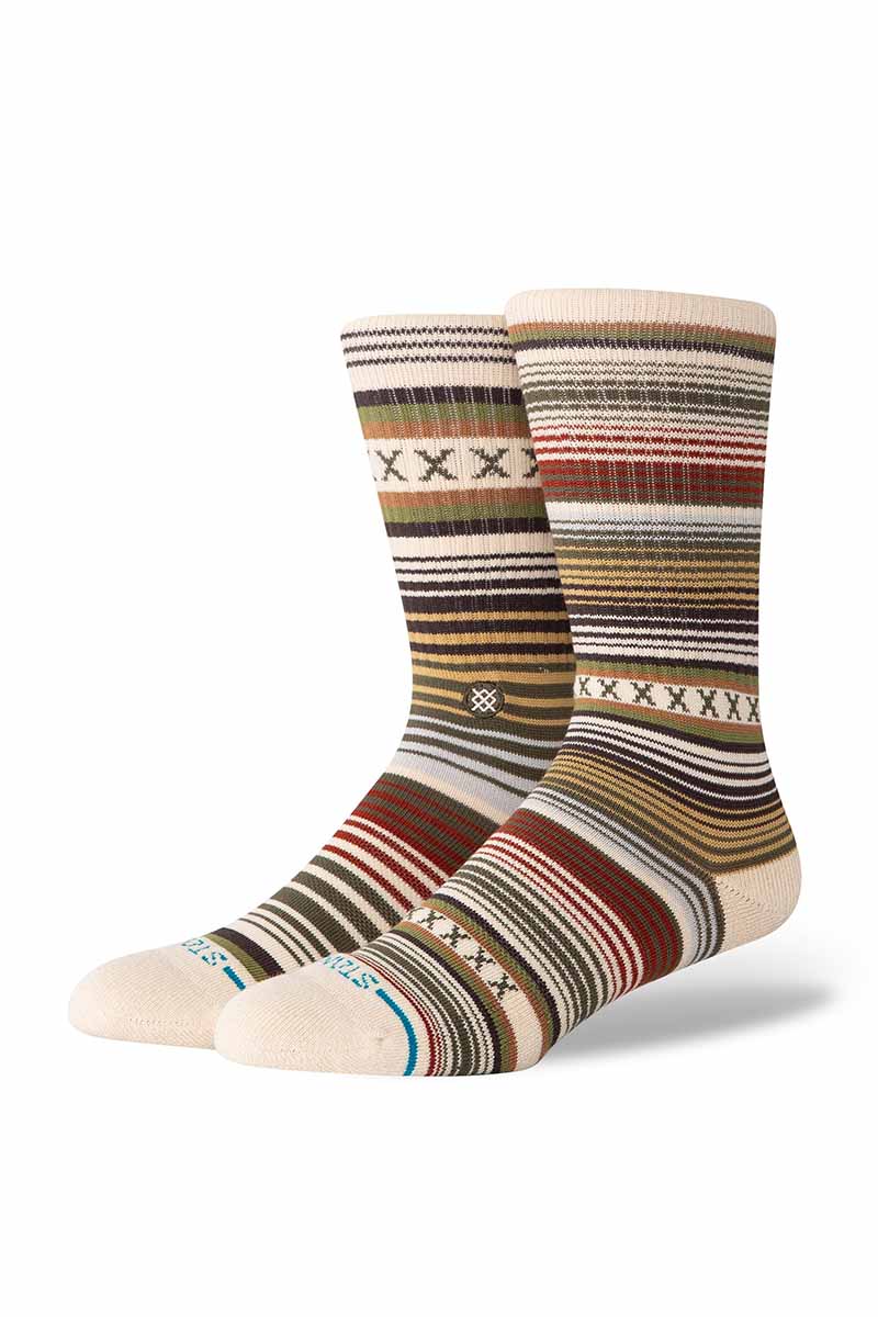 Stance - Curren Crew Socks in Tan