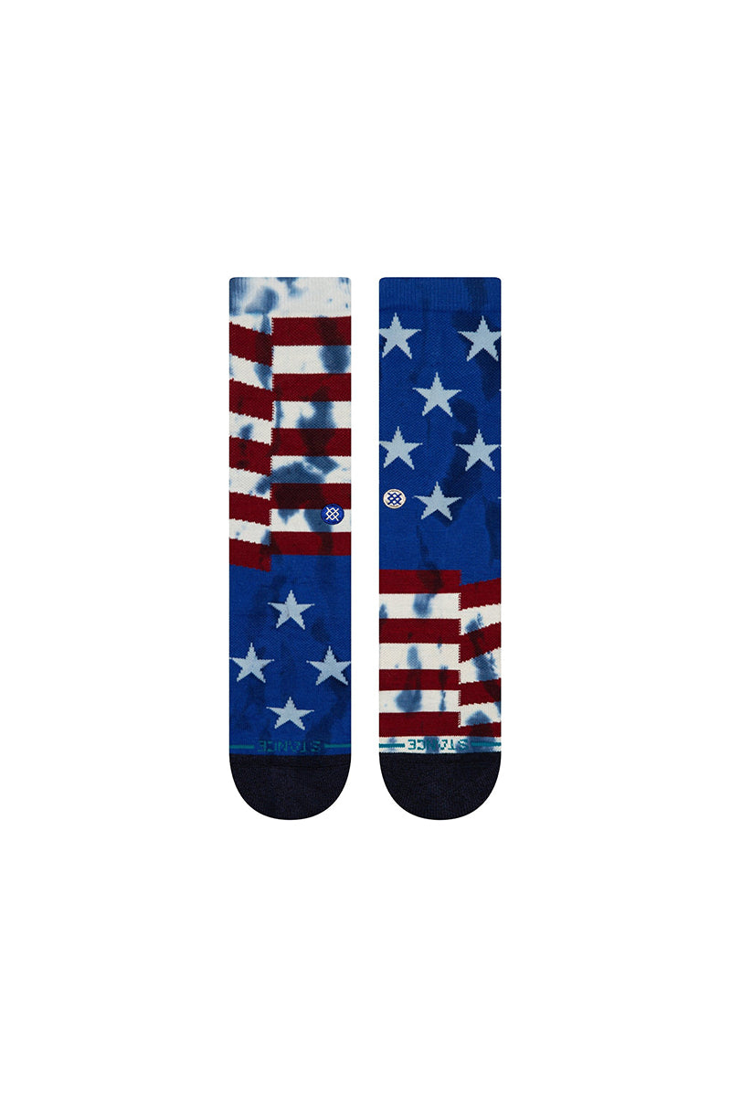 Stance - Cotton Crew Socks in The Banner Navy