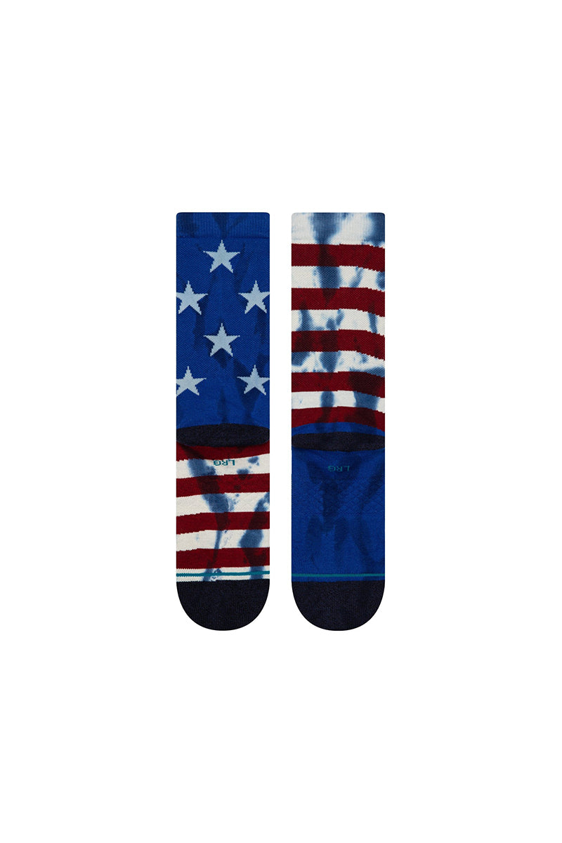 Stance - Cotton Crew Socks in The Banner Navy