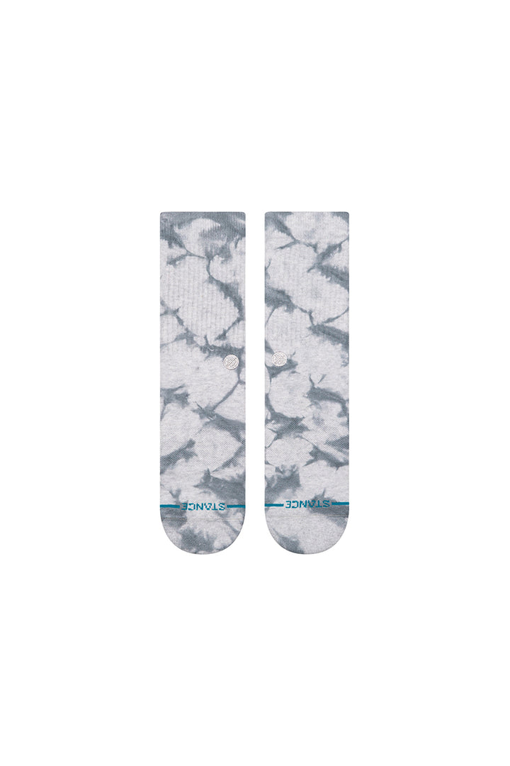 Stance - Dyed Crew Socks in Icon Dye - Grey