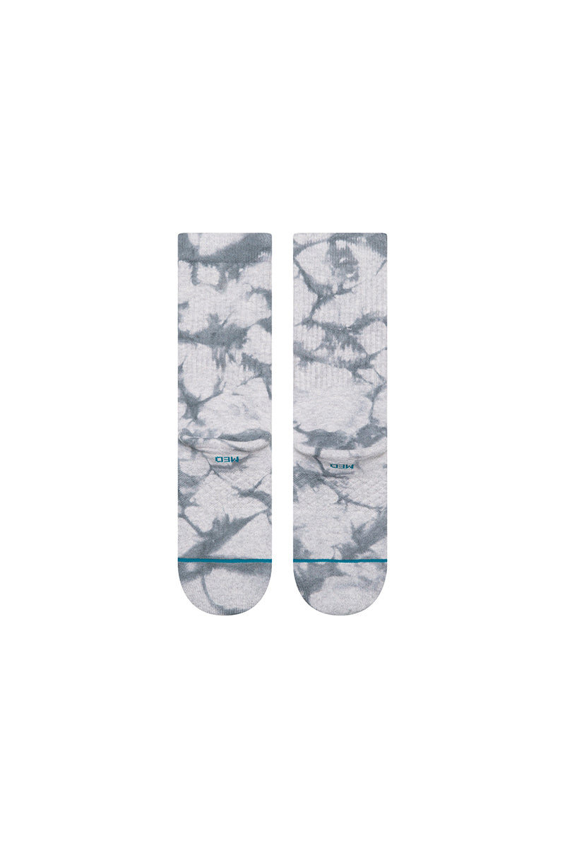 Stance - Dyed Crew Socks in Icon Dye - Grey