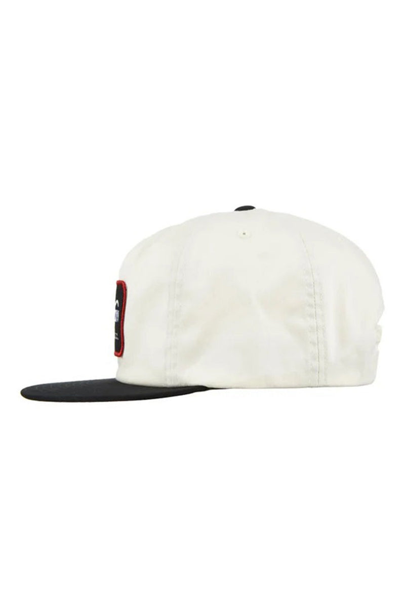 Brixton - Grade Snapback in Off White/Black