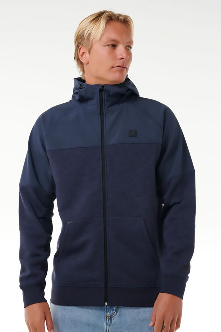 Rip Curl - Viral Anti-Series Zip Through Hooded Fleece in Purple Night