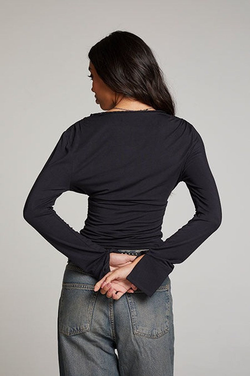 Chaser - Rodeo Long Sleeve in Licorice