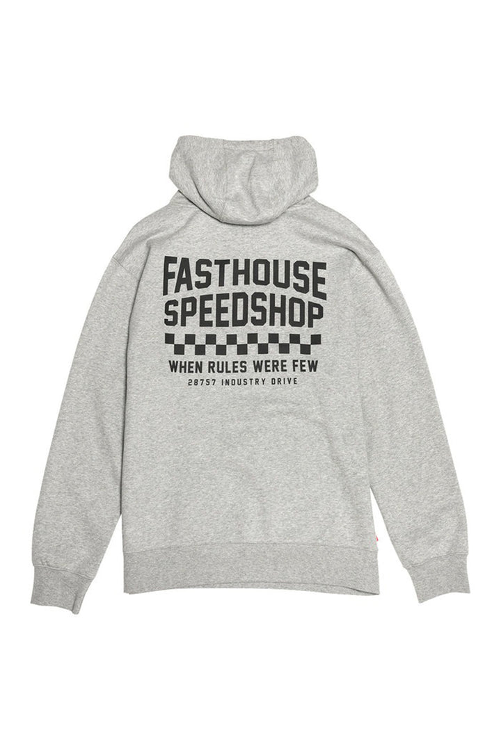 FASTHOUSE - Chalet Hooded Pullover in Heather Gray