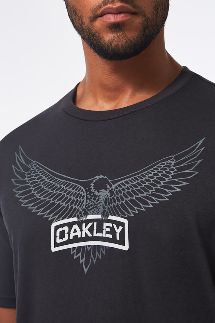 Oakley - Standard Issue Oakley Eagle Tab Tee in Blackout