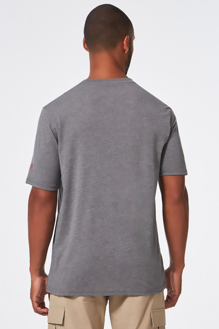 Oakley - Standard Issue Oakley Eagle Tab Tee in Athletic Heather Gray