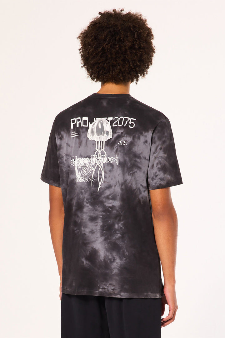 Oakley - Metal Tendrils Tee in Black Tie dye