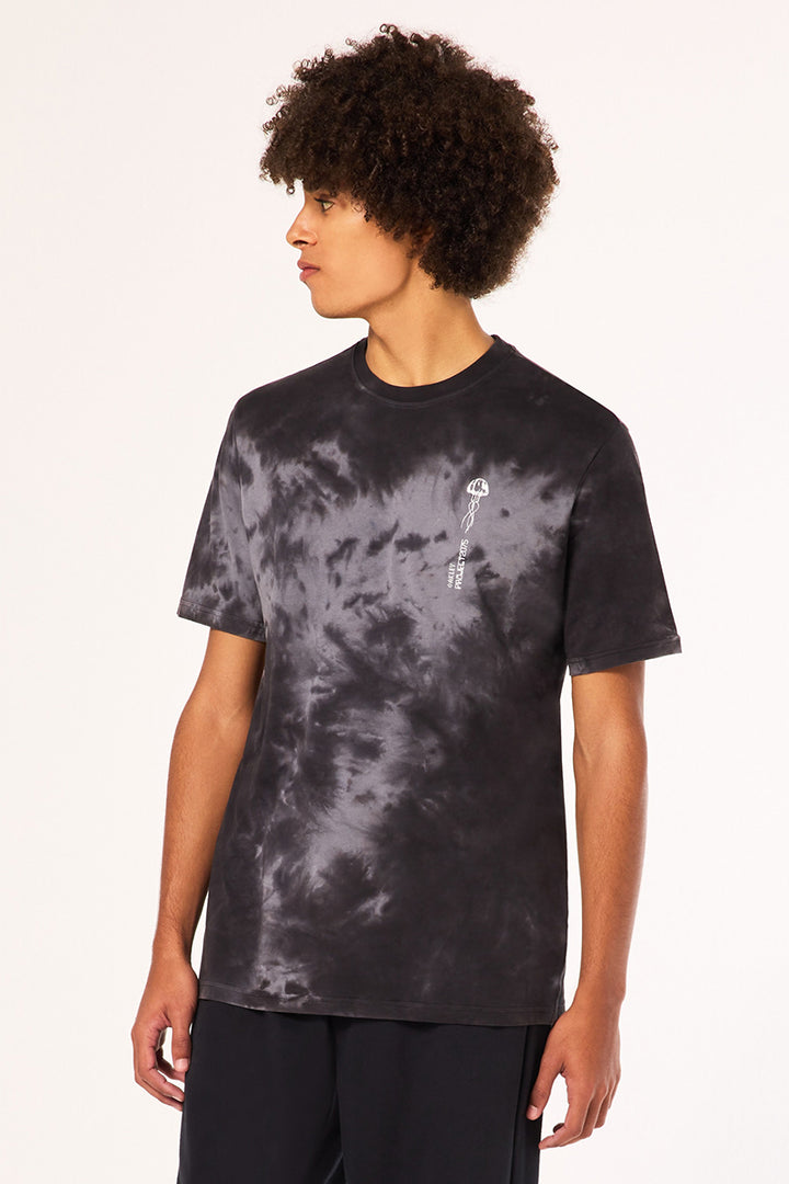 Oakley - Metal Tendrils Tee in Black Tie dye