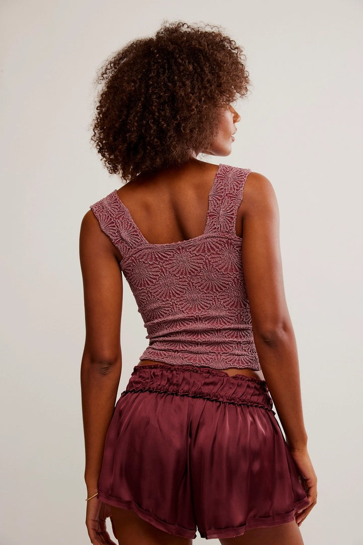 Free People - Love Letter Cami in Red Plumb