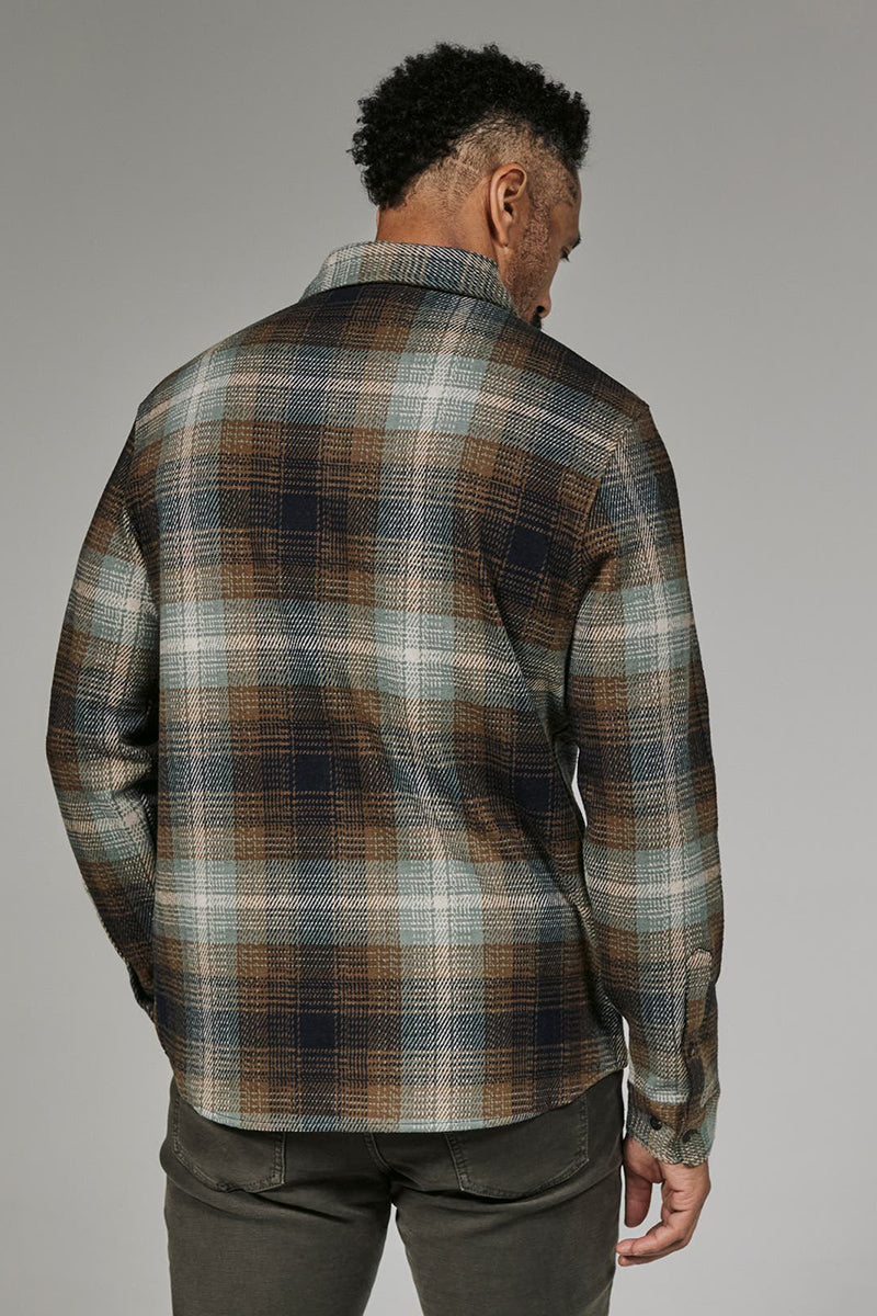 7DIAMONDS - Generation™ Plaid Shirt in Toffee