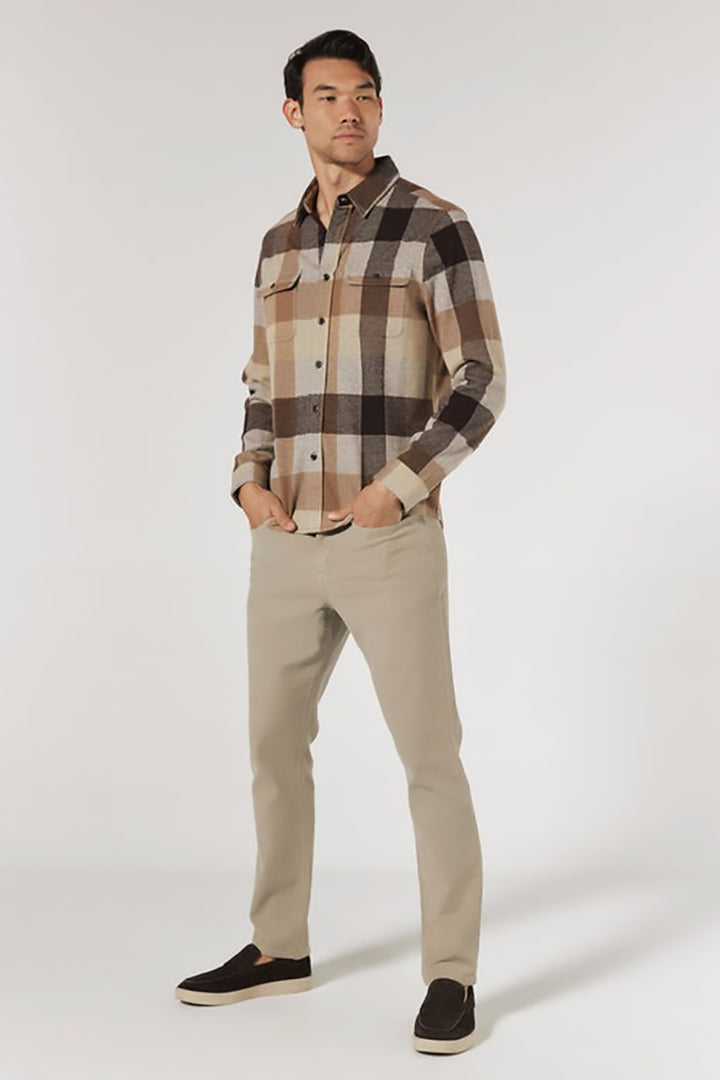 7DIAMONDS - Generation™ Plaid Shirt in Beige